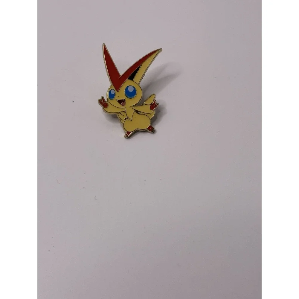Pokemon TCG Victini Enamel Pin Official Nintendo Collectible Badge Figure